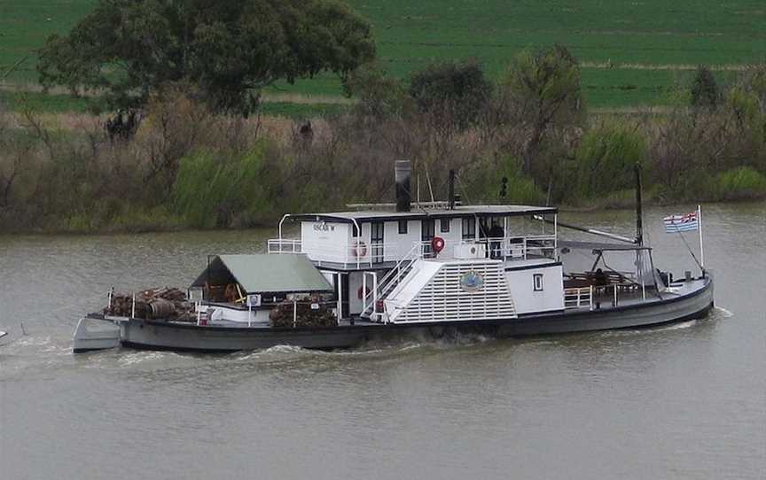 Paddle Steamer Oscar W, Attractions in Goolwa
