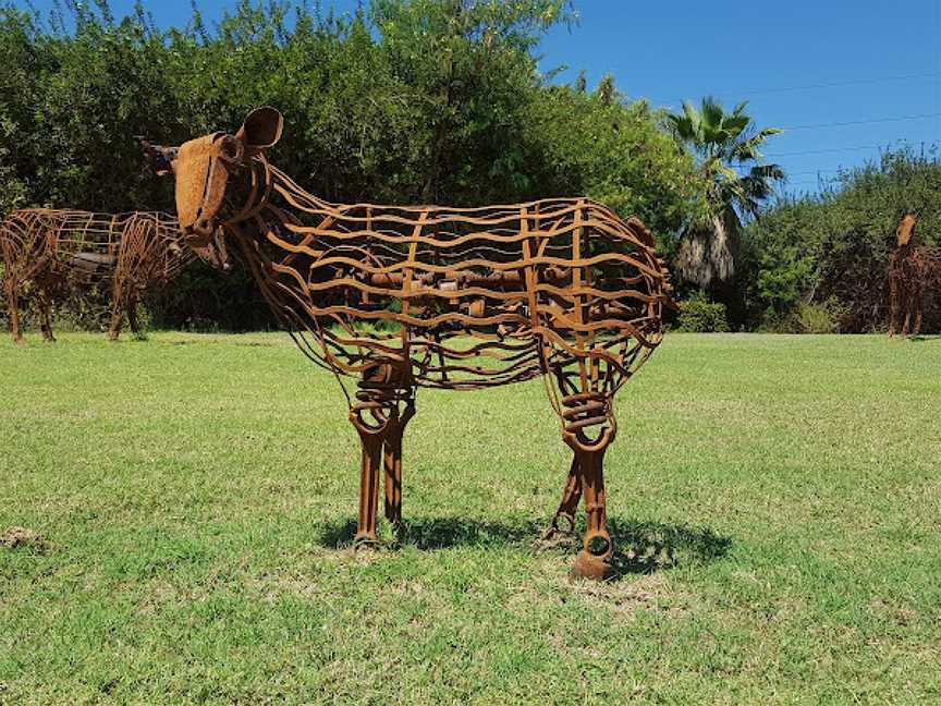 Art. Metal Animals, Port Hedland, WA