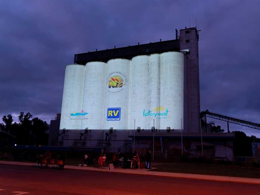 Three Springs Silo Projection, Towns & Destinations in Three Springs