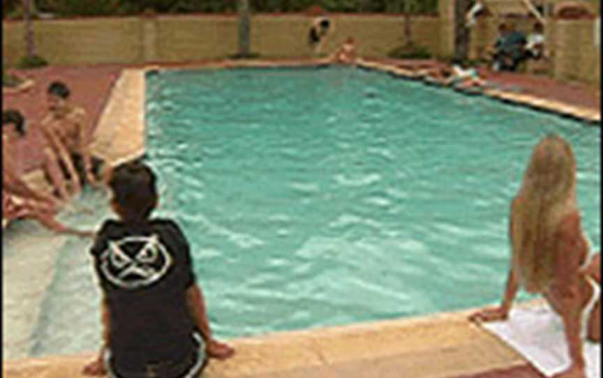 Enjoy a swim in our salt water pool