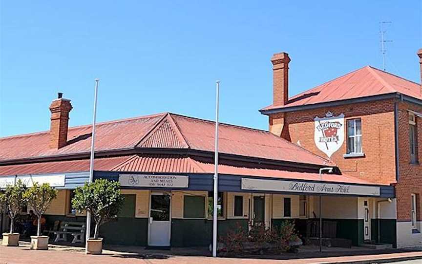 Bedford Arms Hotel, Accommodation in Brookton