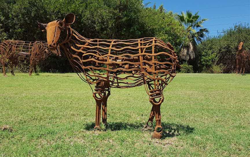 Art. Metal Animals, Port Hedland, WA