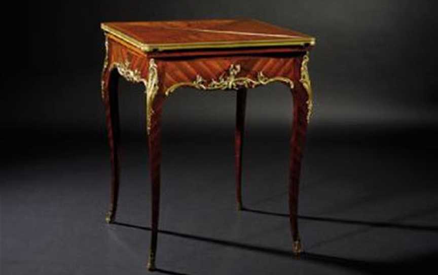 A fine quality late 19th century kingwood and ormolu mounted envelope card table in the Louis XV style, by Paul Sormani Paris