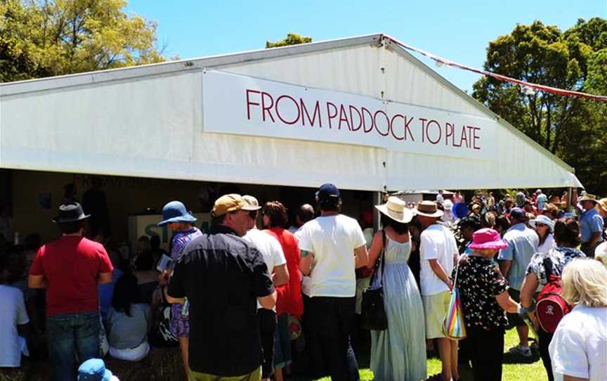 The From Paddock to Plate stage at Gourmet Escape