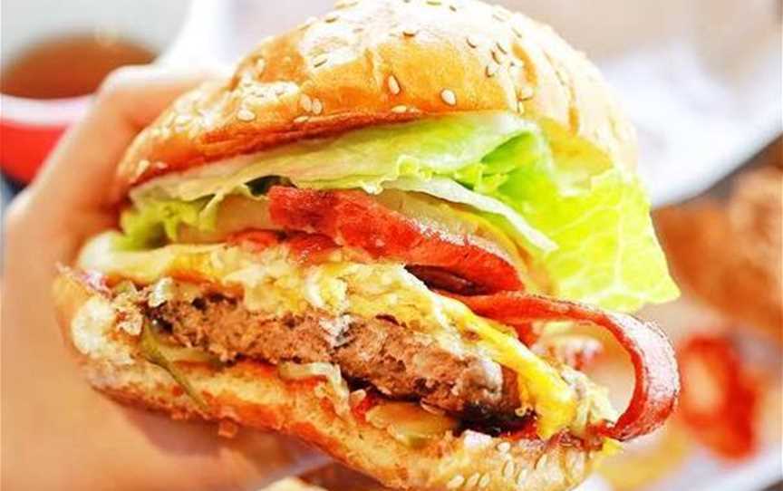 Huxtaburger Burger