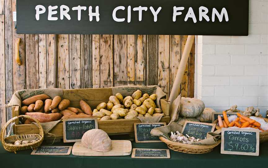 Perth City Farm Farmer's Market, Food & Drink in East Perth