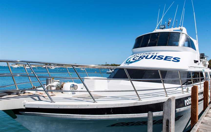 Cruise on a 69-ft pleasure boat at Rottnest Island.