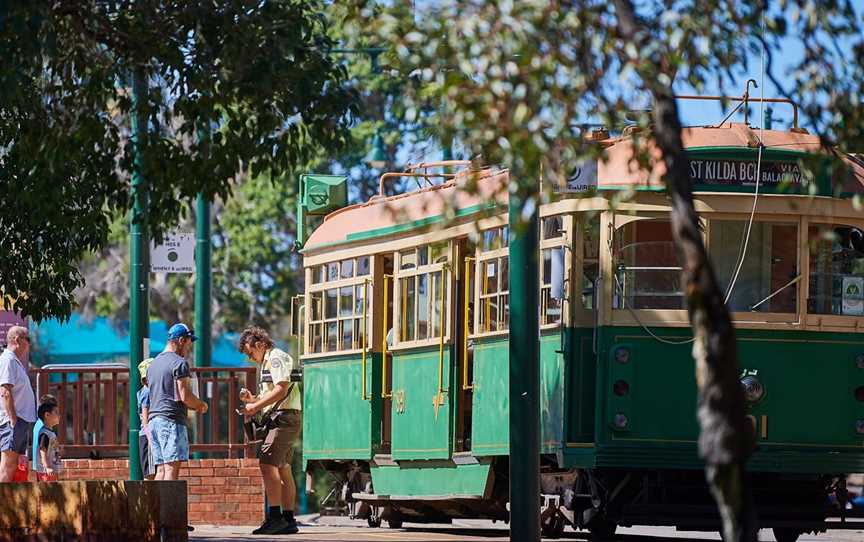 Explore the Park on a historic tram