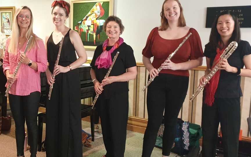 Some members of Tutti Flute Ensemble