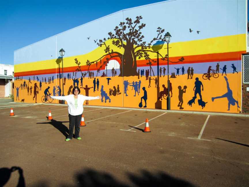 The Parable Of The Tree Mural, Attractions in Subiaco