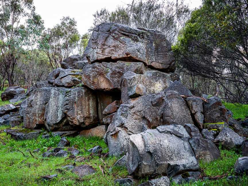 Rocks at the retreat centre near Toodyay