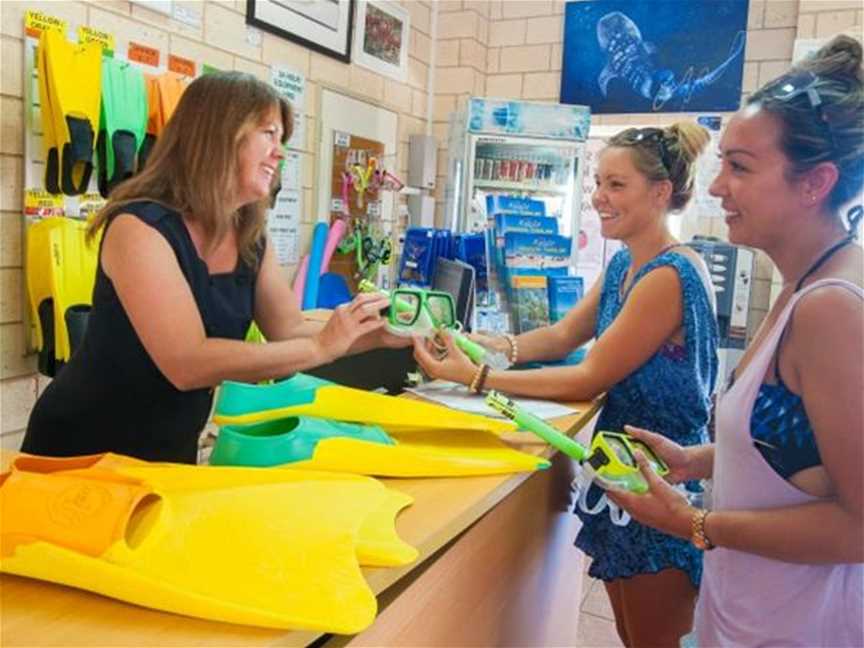 Visit the Exmouth Visitor Centre for local advice, tour and accommodation bookings, snorkel hire, souvenirs and much more.
