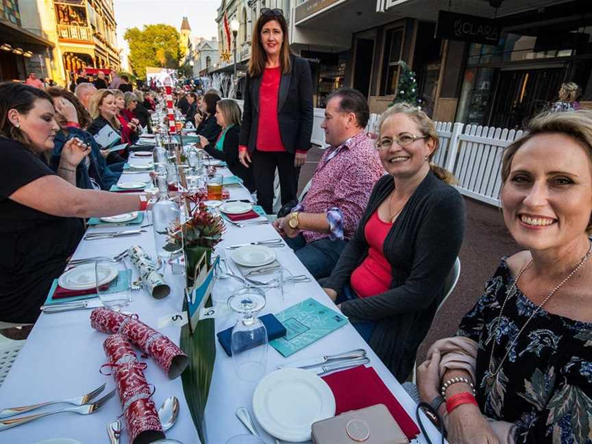 The annual Freo Long Table Dinner is moving to Kings Square this year on November 28. Pictures: Richard Goodwin
