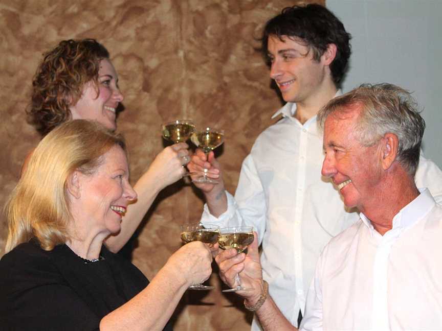 Old Love features Molly and Bud in the present, played by Susan Lynch and Geoffrey Leeder, at front, and more than 25 years in the past, played by Sarah Harris and Callum O’Mara.