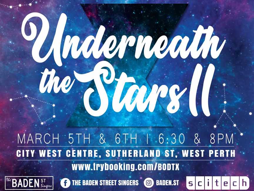 The Baden Street Singers Present: Underneath the Stars II, Events in West Perth