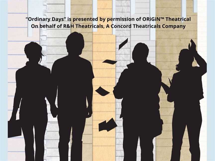 Ordinary Days - A Musical, Events in Innaloo