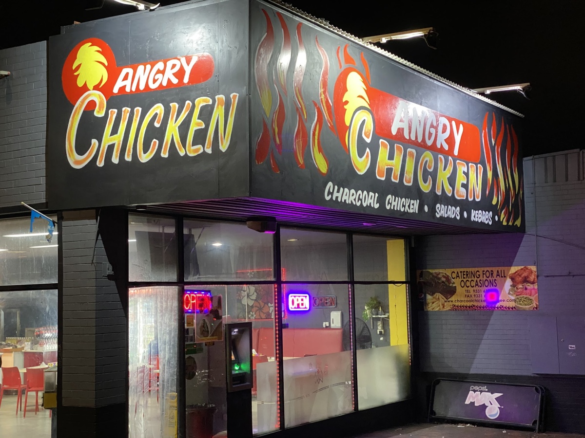 Angry Charcoal Chicken