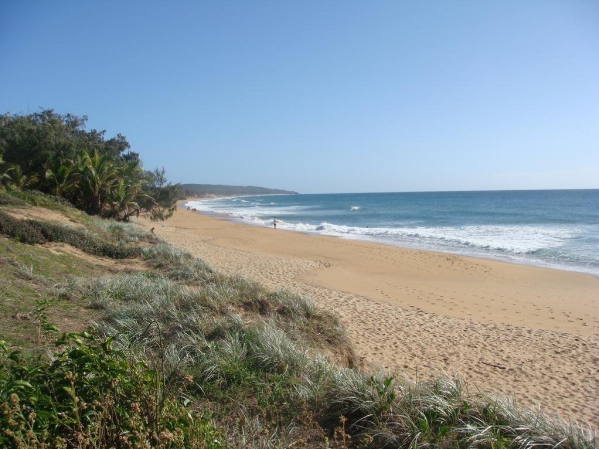 Backpackers at 1770 photo