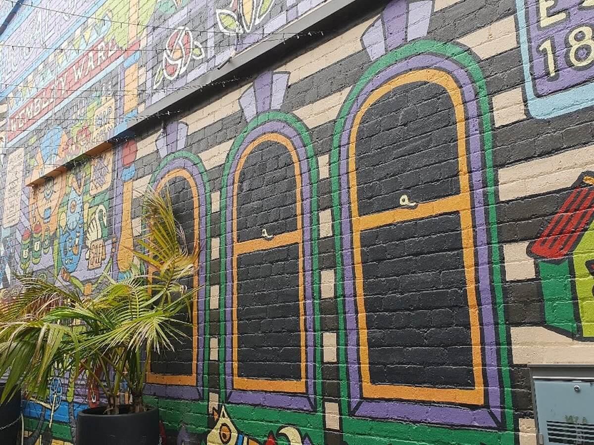 Subiaco Was Built On A Sunday Mural