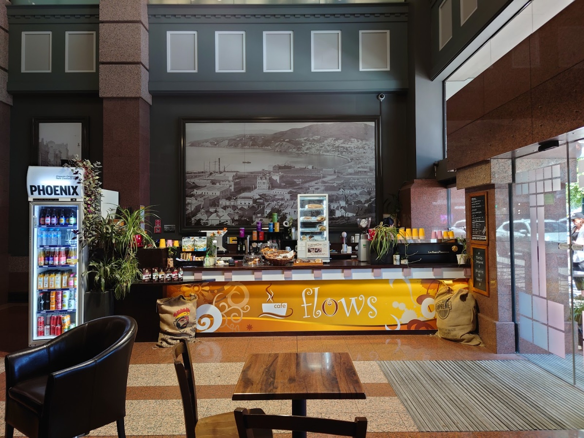 Flows cafe, Wellington Central