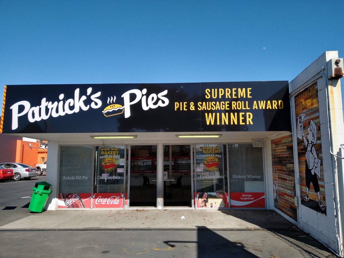 Patrick’s Pies Gold Star Bakery Rotoroa