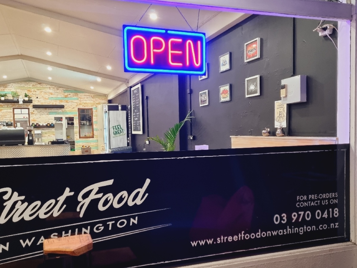 Street food on Washington