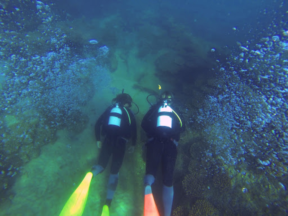China Wall Dive Site