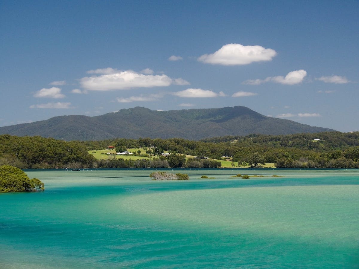 Kayaking Wagonga Inlet at Narooma